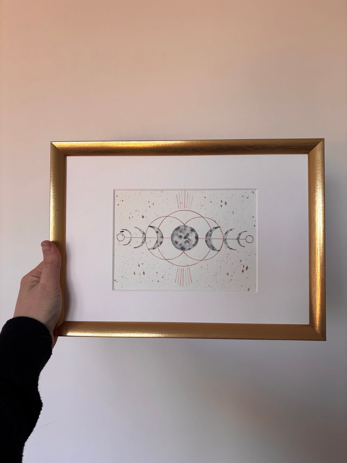 Cycle lunaire - Illustration vibratoire