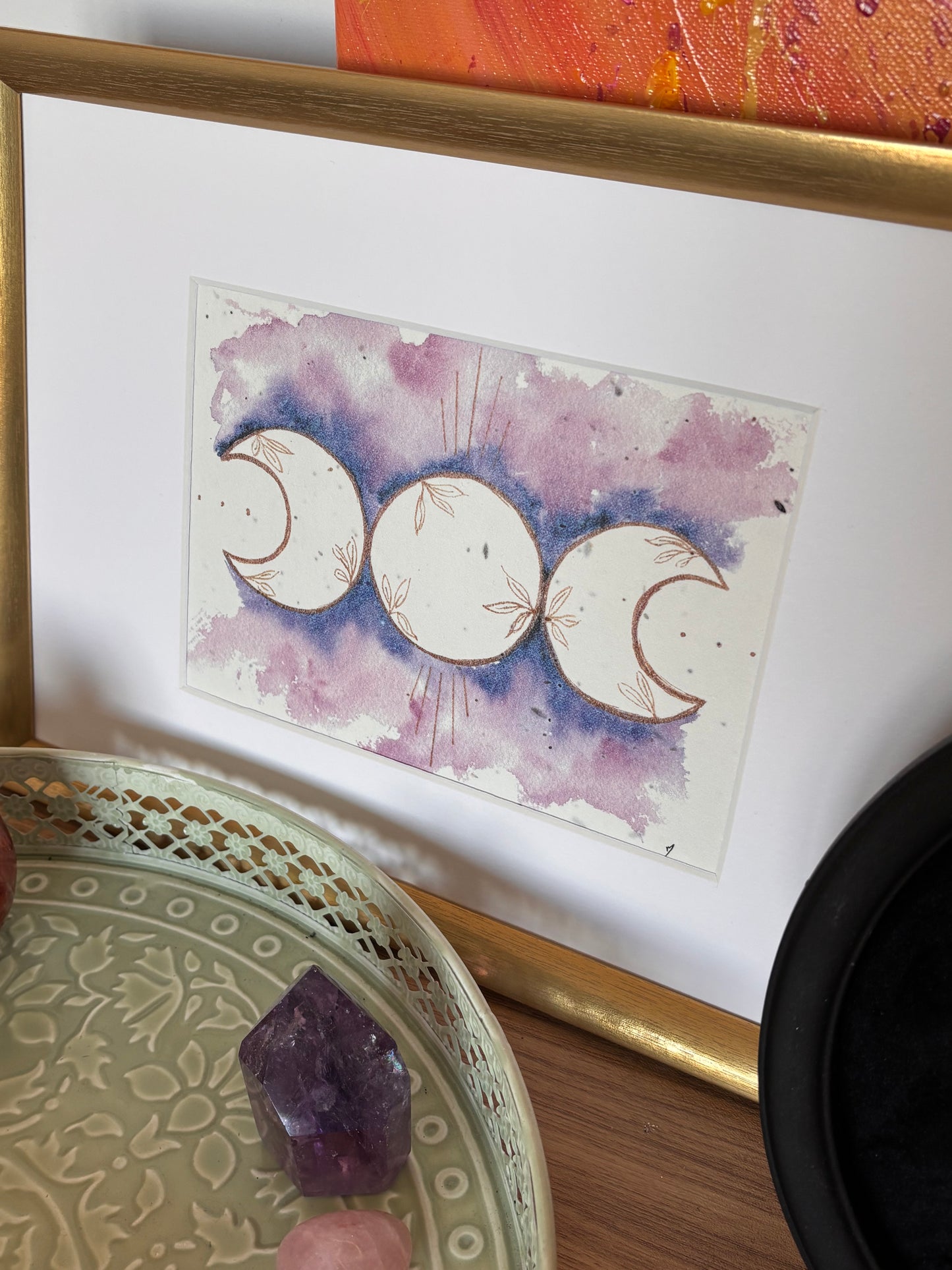 Triple lune - Illustration vibratoire