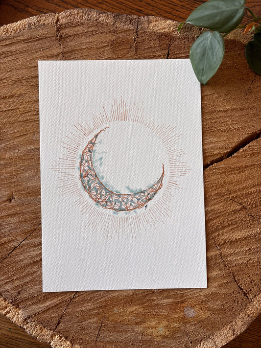 Lune - Illustration Vibratoire