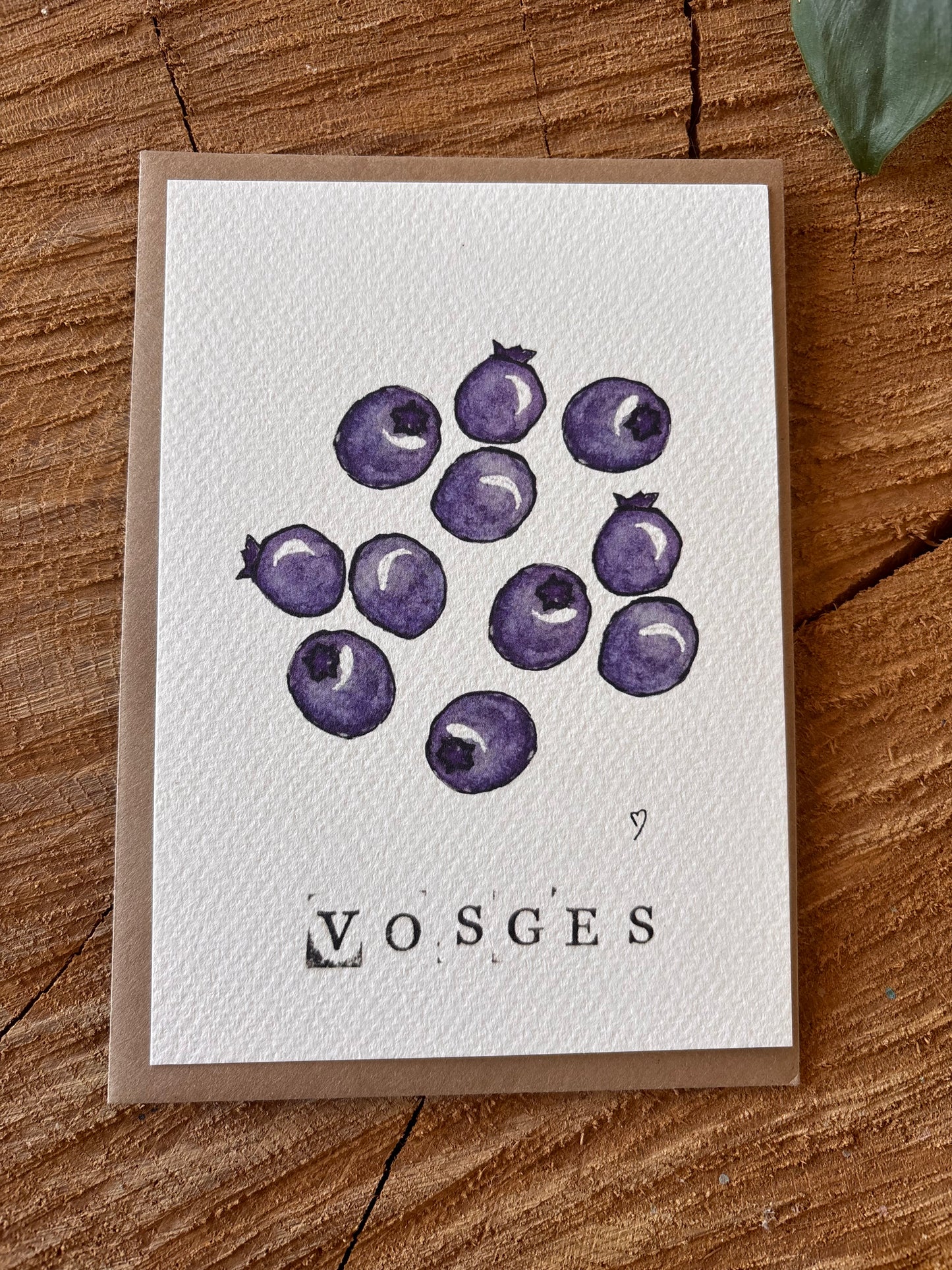 Brimbelles - Vosges - Carte postale ensemencée