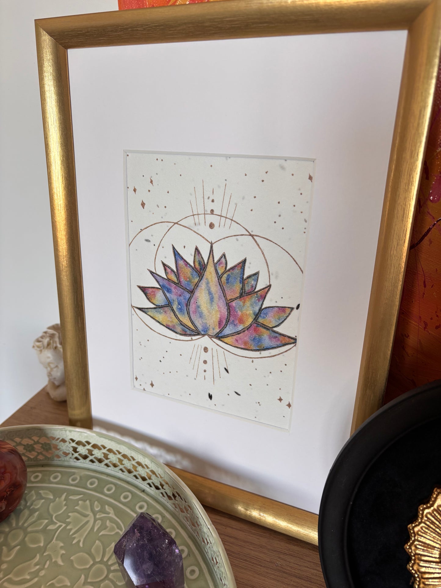 Lotus - Illustration vibratoire