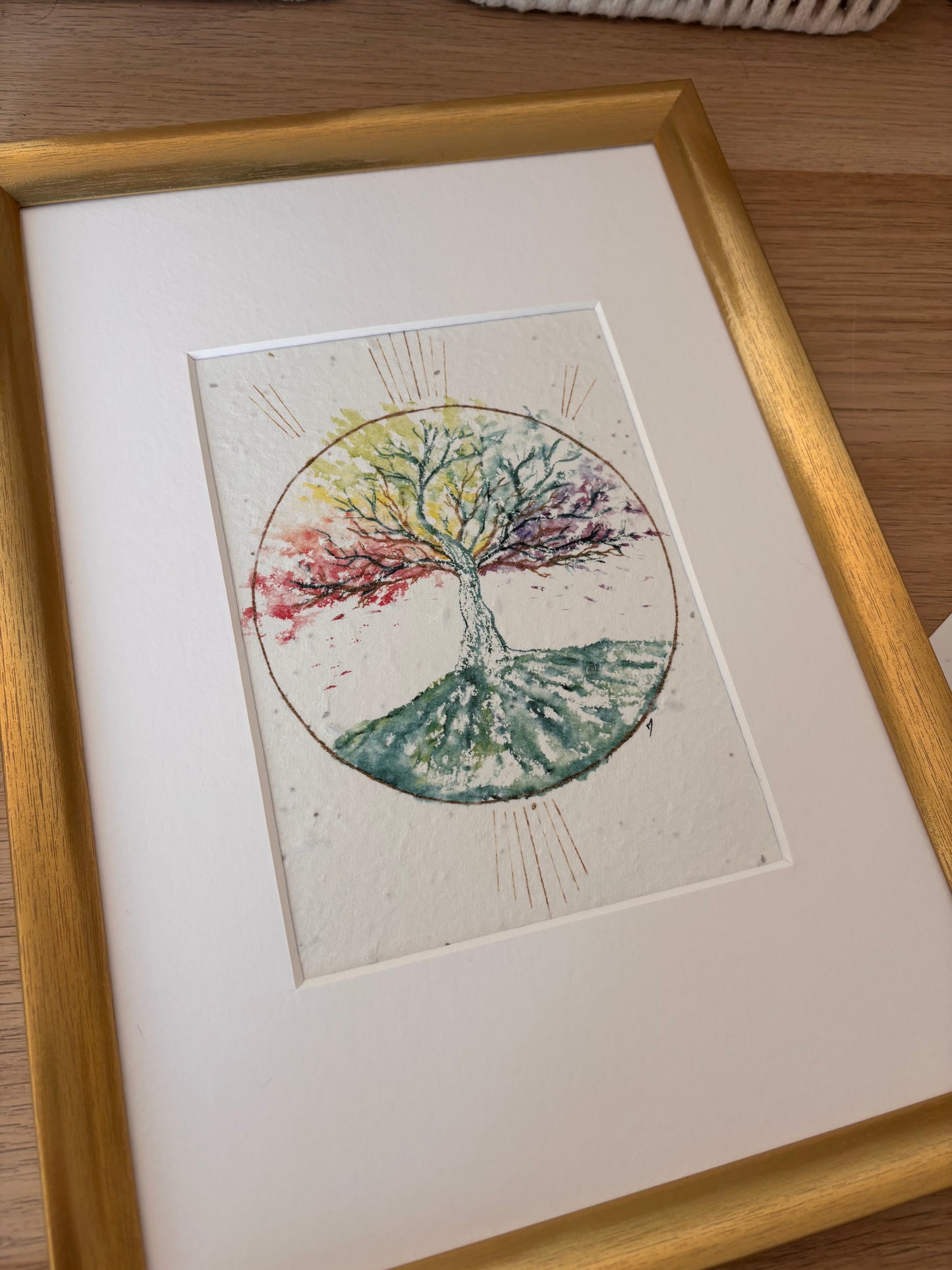 Arbre de vie - Illustration vibratoire
