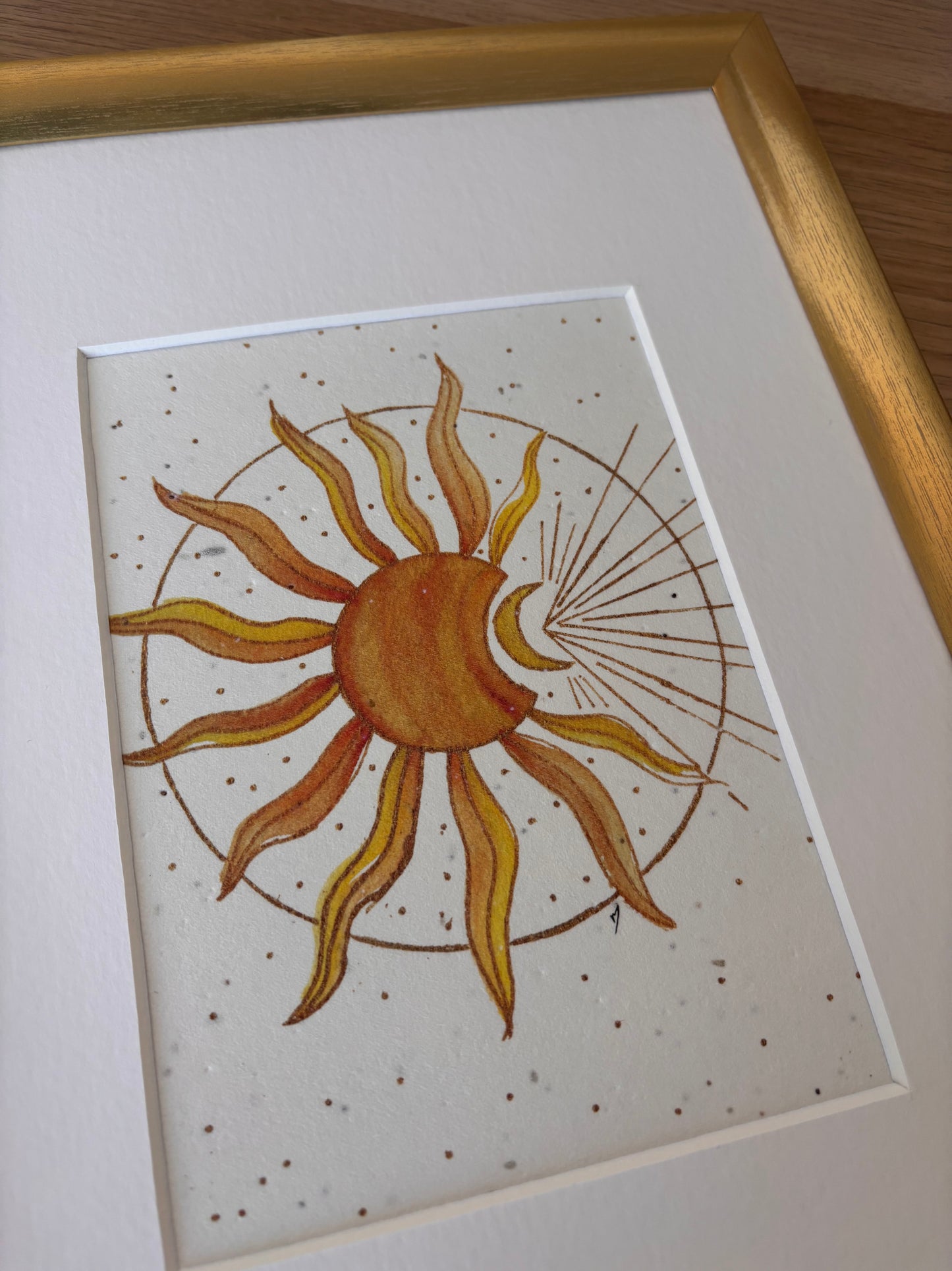 Soleil lunaire - Illustration vibratoire