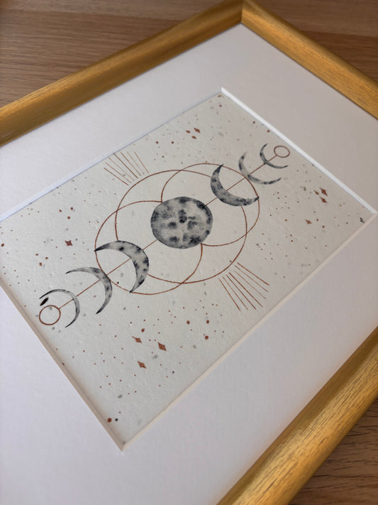 Cycle lunaire - Illustration vibratoire