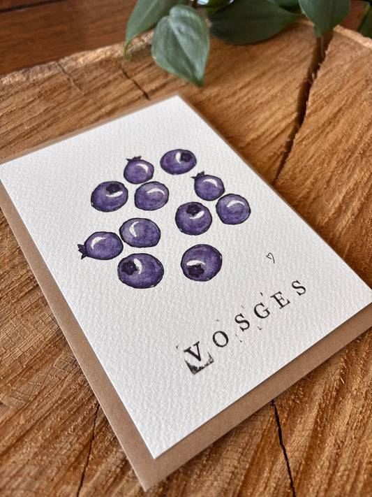 Brimbelles - Vosges - Carte postale ensemencée