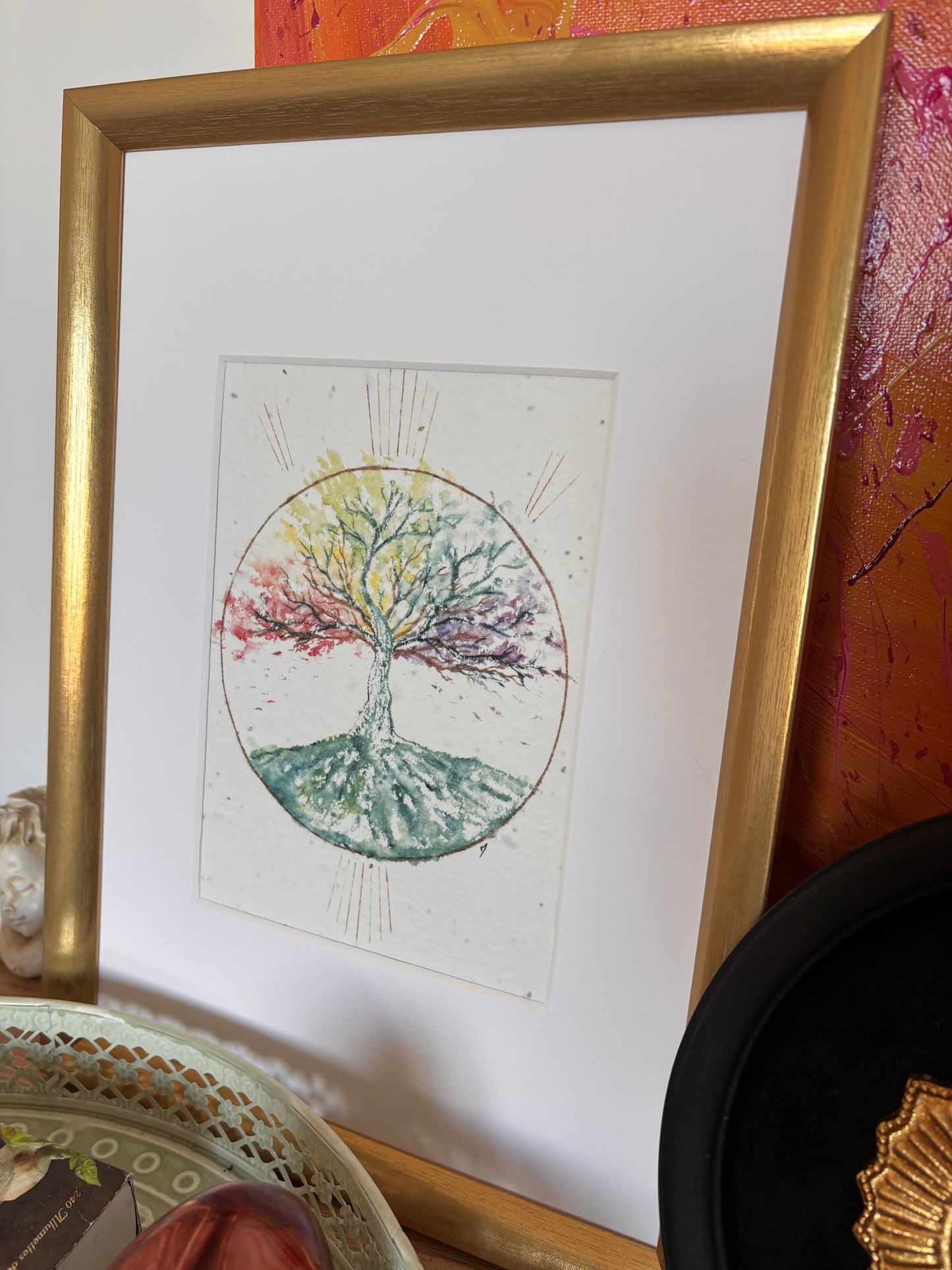 Arbre de vie - Illustration vibratoire