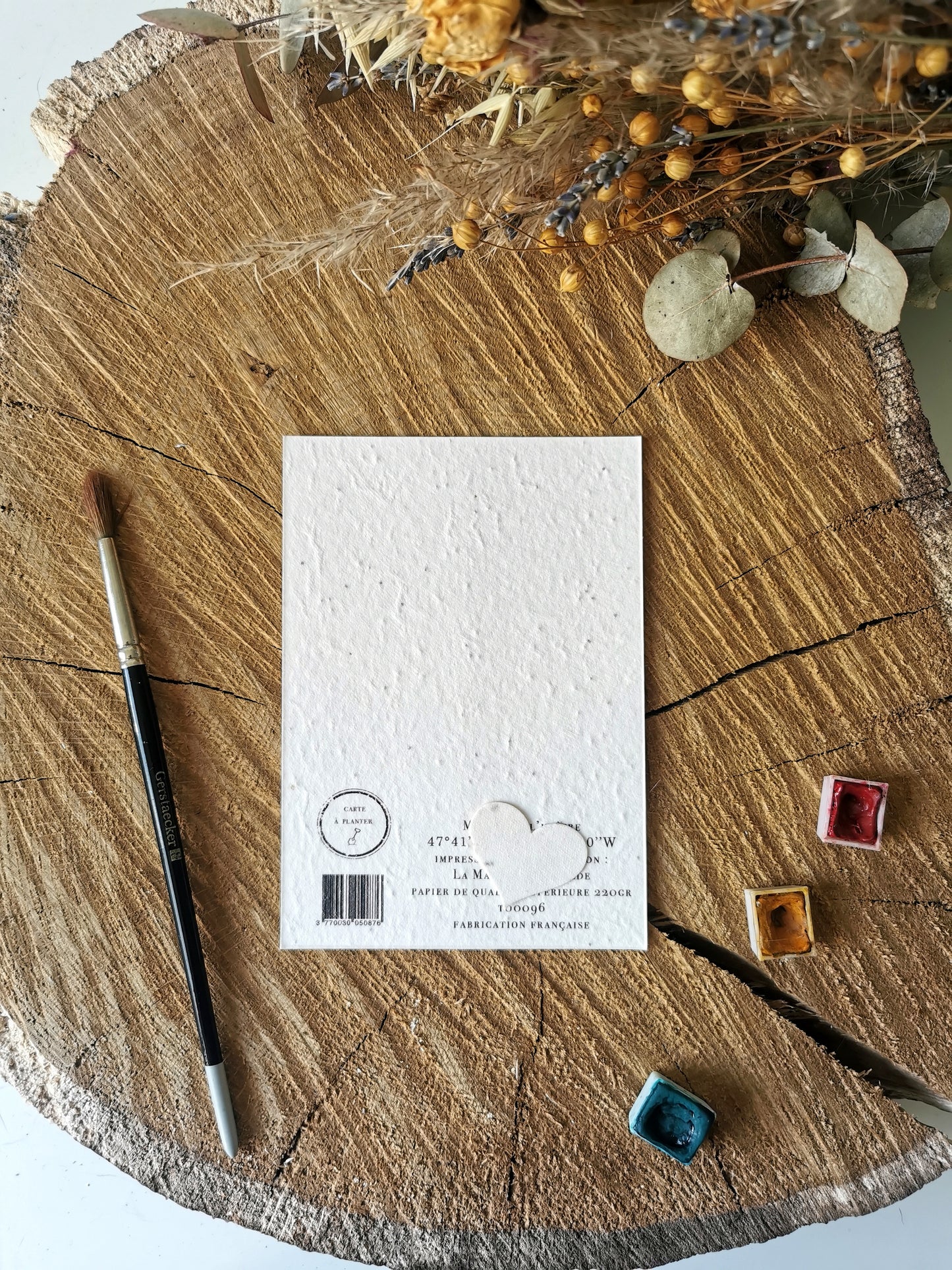 Carte ensemencée avec coordonnées GPS - Maison de l'huître - Morbihan
