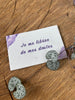 Je me libère de mes doutes - 5,5x8,5cm - Carte ensemencée