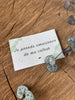 Je prends conscience de ma valeur - 5,5x8,5cm - Carte ensemencée