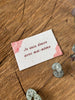 Je suis douce avec moi-même - 5,5x8,5cm - Carte ensemencée