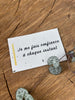 Je me fais confiance à chaque instant - 5,5x8,5cm - Chakra Solaire - Carte ensemencée