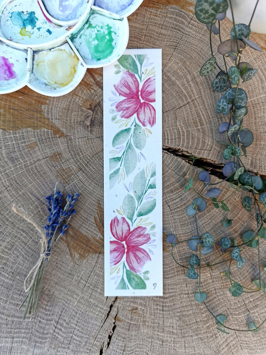 Marque-page ensemencé - Fleurs