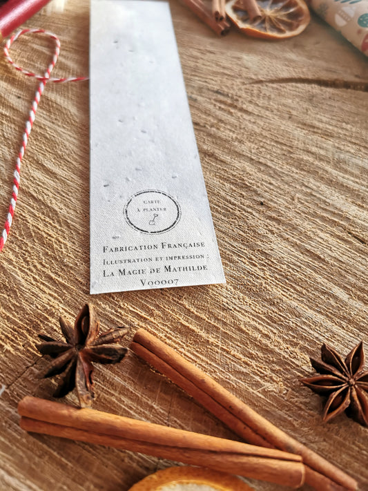 Marque-page ensemencé - Forêt de Sapin