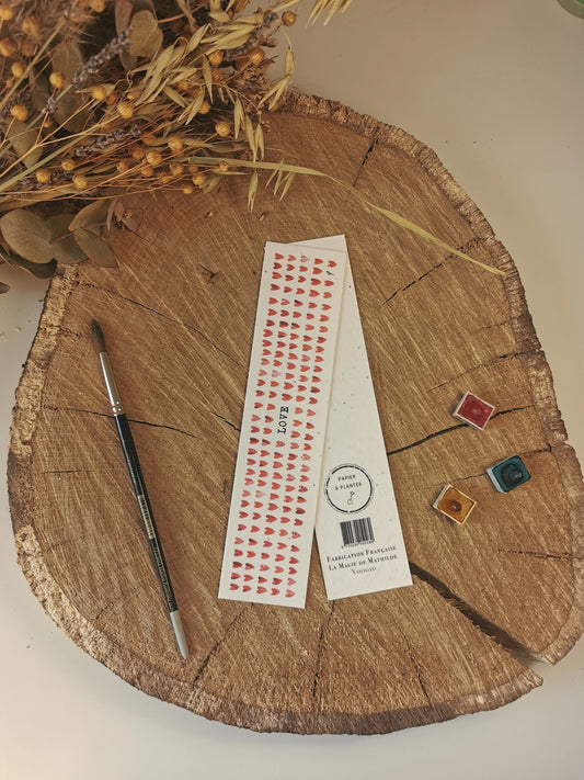 Marque-page ensemencé - LOVE