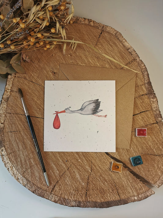 Illustrations Zéro-déchet - Cigogne