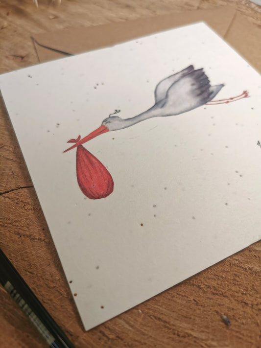 Illustrations Zéro-déchet - Cigogne