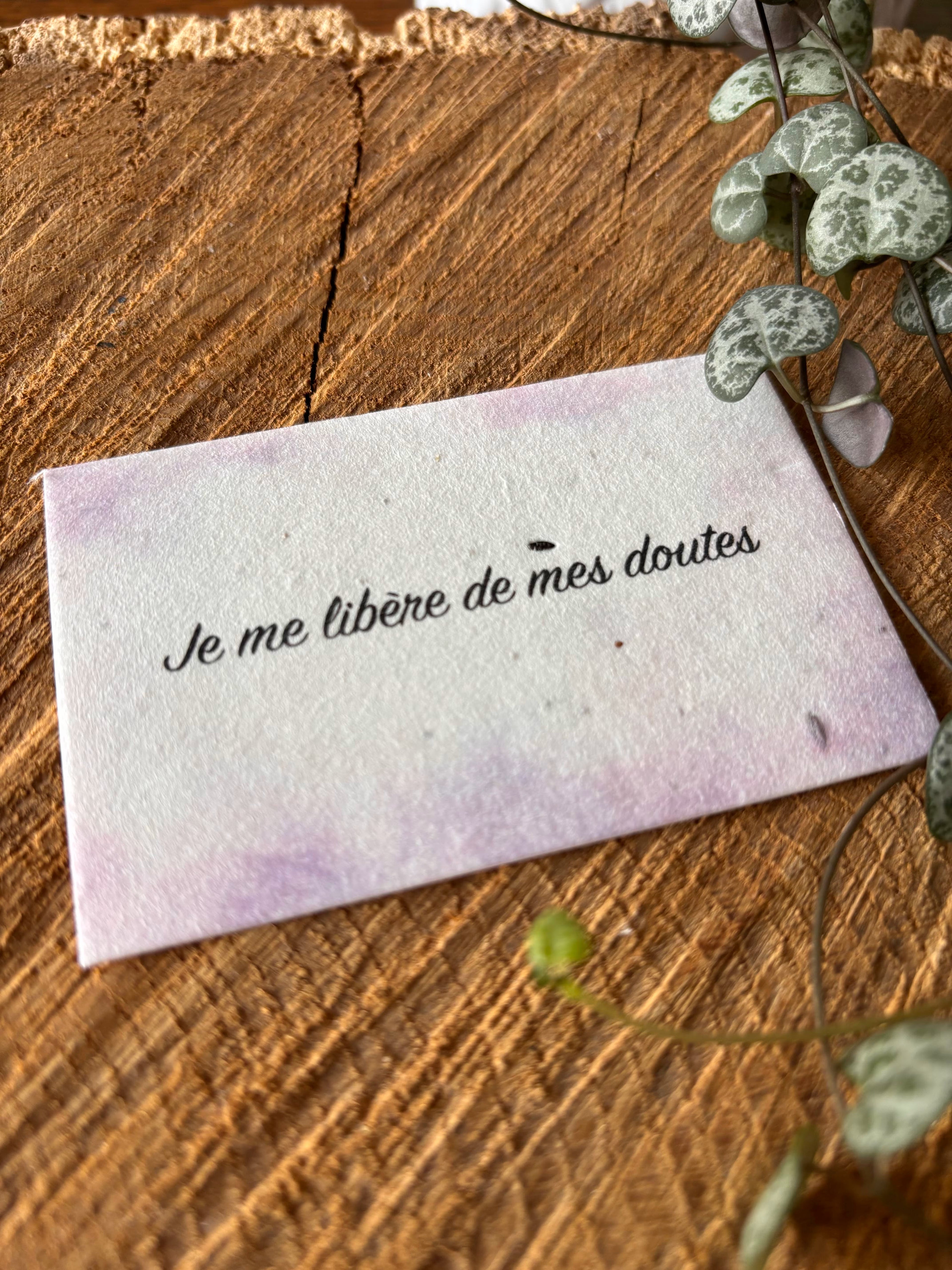 Affirmations positives à regarder fleurir - Lâcher-prise