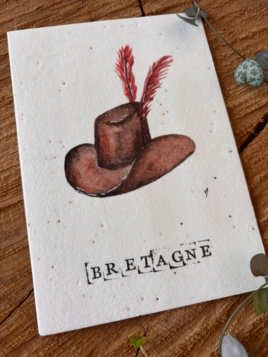 Huelgoat - Finistère - Carte aquarelle - 10,5x14,8cm