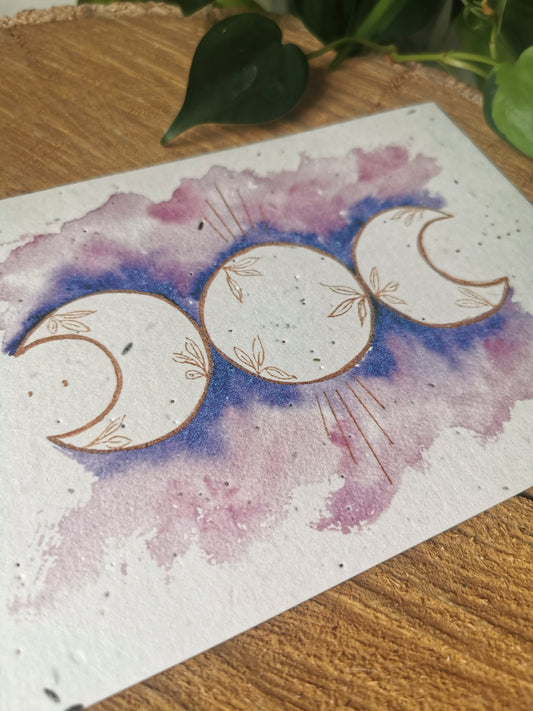 Triple lune - Illustration vibratoire