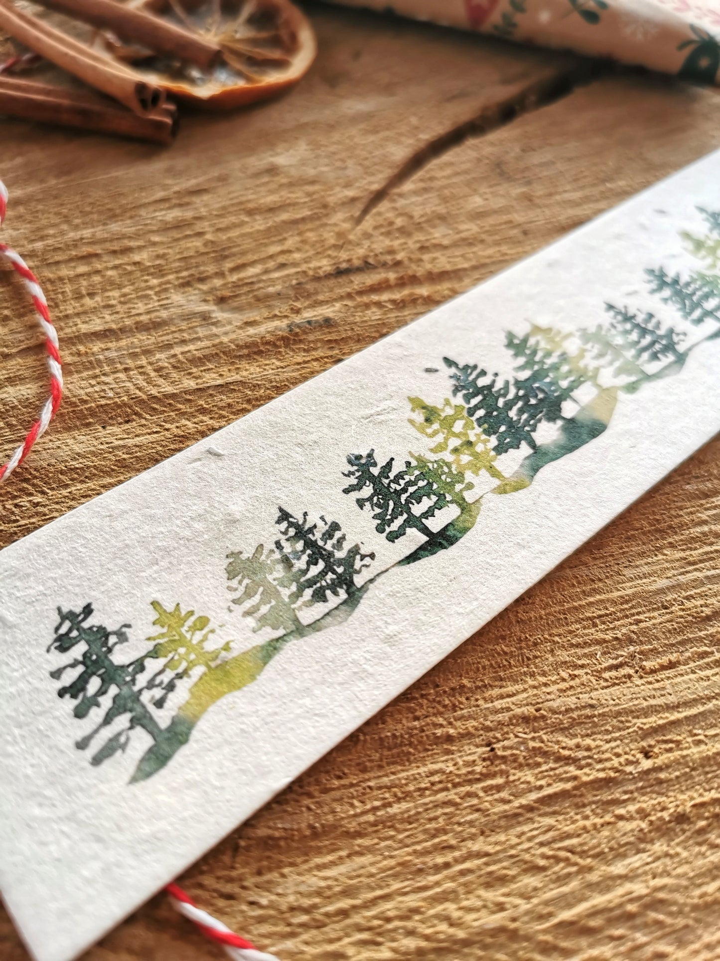 Marque-page ensemencé - Forêt de Sapin 5x21cm
