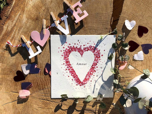 Explosion d'amour - 14x14cm